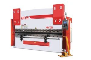 AHYW 3M CNC bremžu preses mašīnas 4 asis