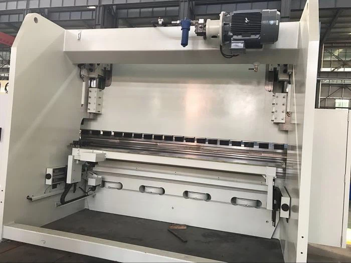 rear side of China Yawei 400T4m CNC PRESS BRAKES Australia made Lazersafe IRIS Plus guarding 