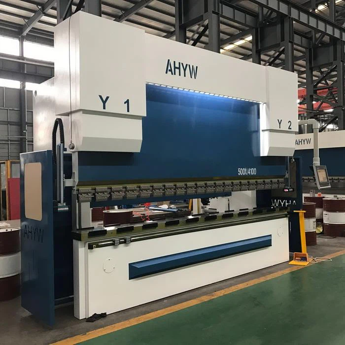 AHYW Yawei 500T4m 6m  cnc sheet  metal bending machine delem da58t china suppliers