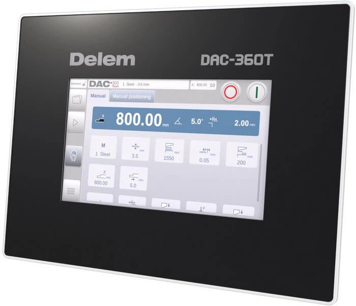 DAC360T DELEM 4 axis cnc metal guillotine shear controller 3mm thin 9M galvanized sheet cutting 